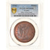 Monnaie, France, Convention, 1/2 Ecu, 1792, Essai en bronze, PCGS, SP64RB, SPL+