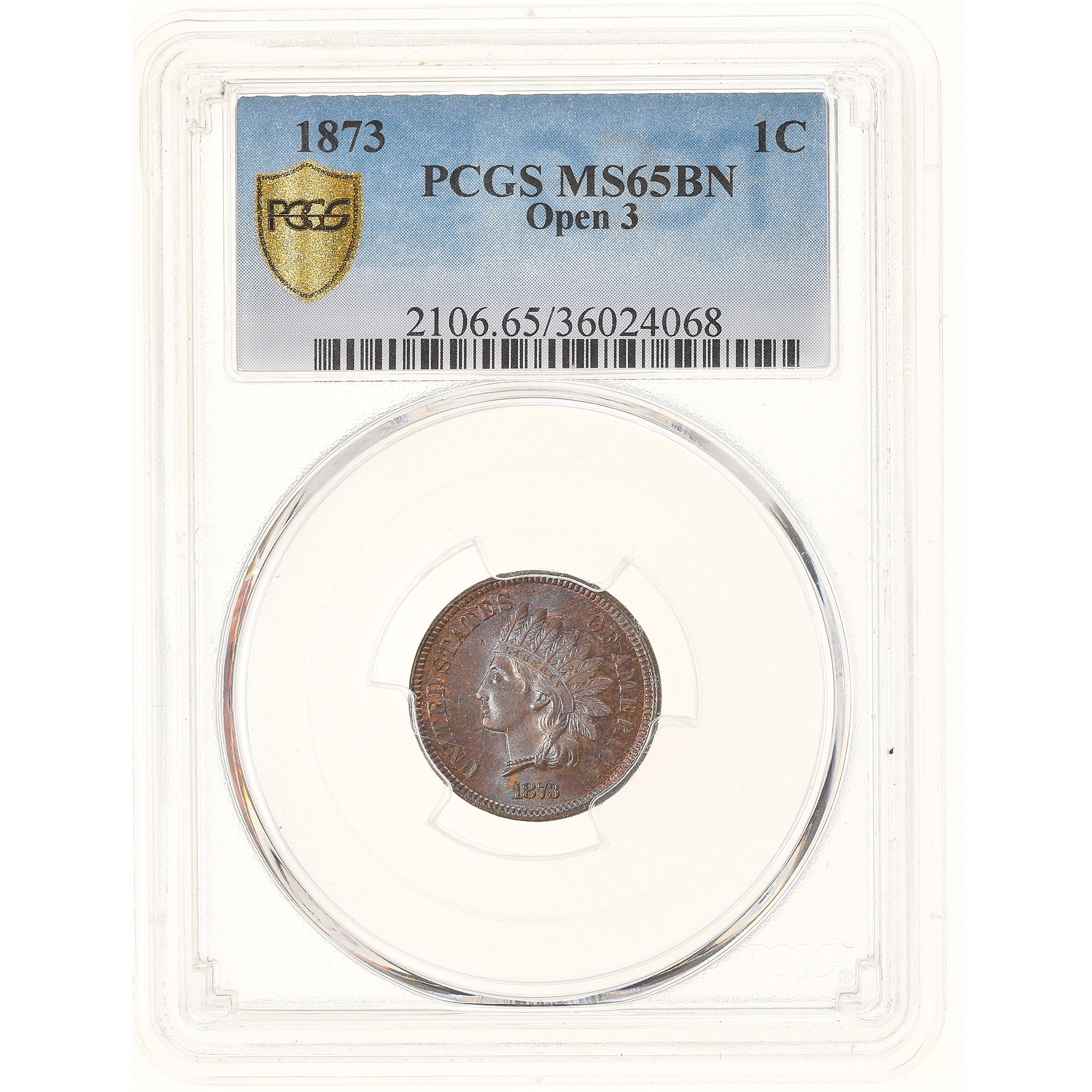 Coin, United States, Indian Head Cent, Cent, 1873, U.S. Mint, Philadelphia