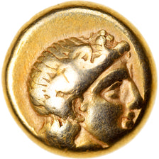 Coin, Lesbos, Mytilene, Hekte, 377-326 BC, EF(40-45), Electrum, Bodenstedt:90