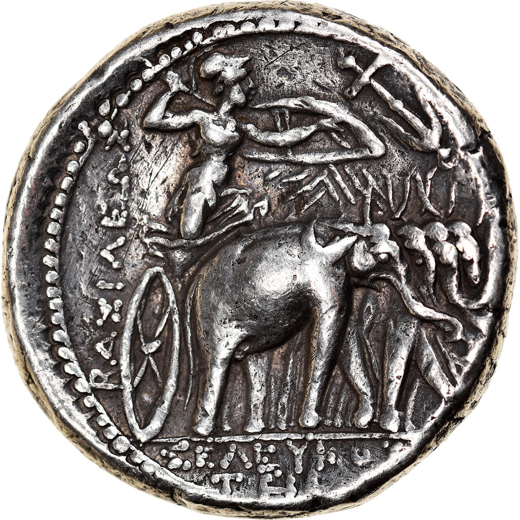 Moneda, Seleukid Kingdom, Seleukos I, Tetradrachm, 296-281 BC, Seleukeia on the