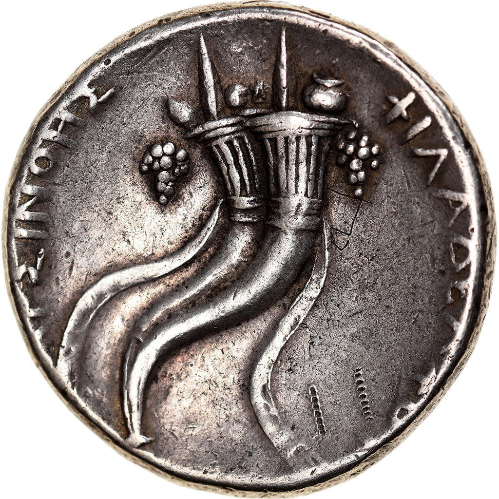 Monnaie, Égypte, Ptolemaic Kingdom, Arsinoe II, Decadrachm, 249 BC, Alexandrie