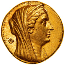 Moeda, Egito, Ptolemaic Kingdom, Arsinoe II, Octodrachm, 253-246 BC, Alexandria