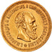 Moneda, Rusia, Alexander III, 5 Roubles, 1888, Saint-Petersburg, MBC, Oro