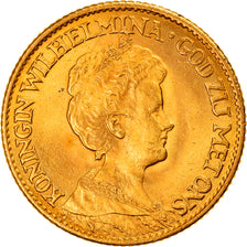 Moneta, Paesi Bassi, Wilhelmina I, 10 Gulden, 1913, SPL-, Oro, KM:149