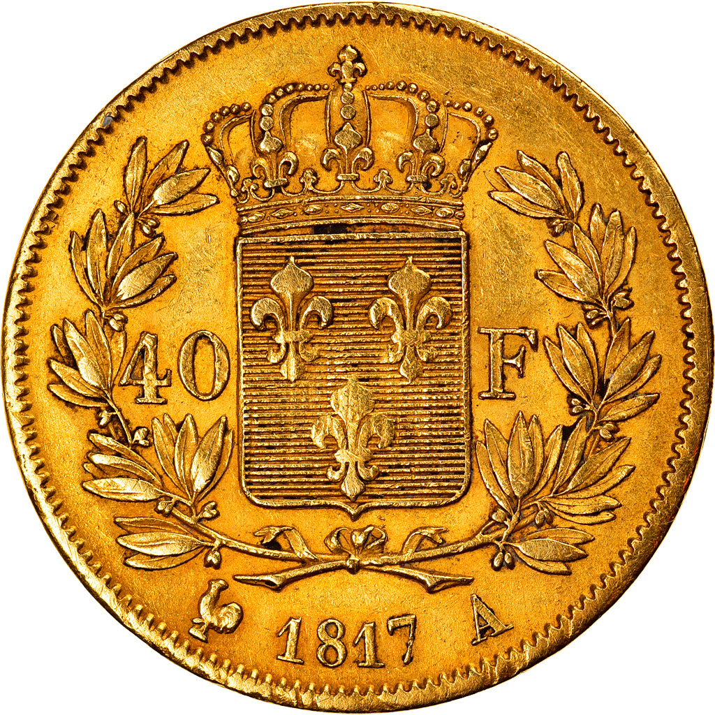 Münze, Frankreich, Louis XVIII, Louis XVIII, 40 Francs, 1817, Paris, SS, Gold