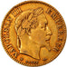 Moneda, Francia, Napoleon III, Napoléon III, 10 Francs, 1864, Strasbourg, BC+