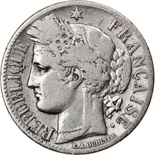 Coin, France, Cérès, Franc, 1849, Paris, VF(20-25), Silver, KM:759.1