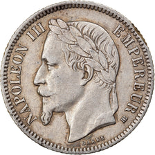 Moneda, Francia, Napoleon III, Napoléon III, Franc, 1866, Strasbourg, MBC