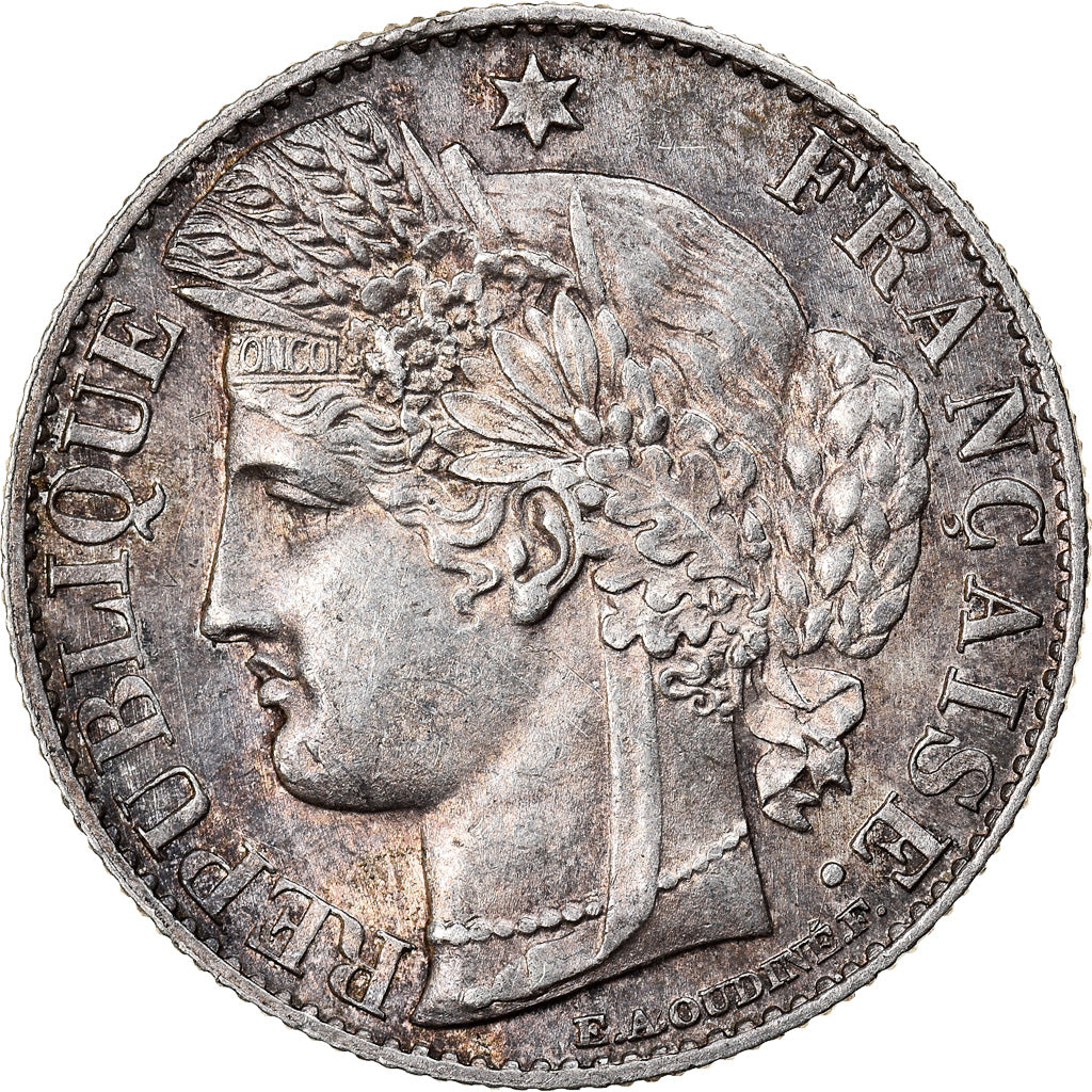 Münze, Frankreich, Cérès, 50 Centimes, 1894, Paris, VZ+, Silber, KM:834.1