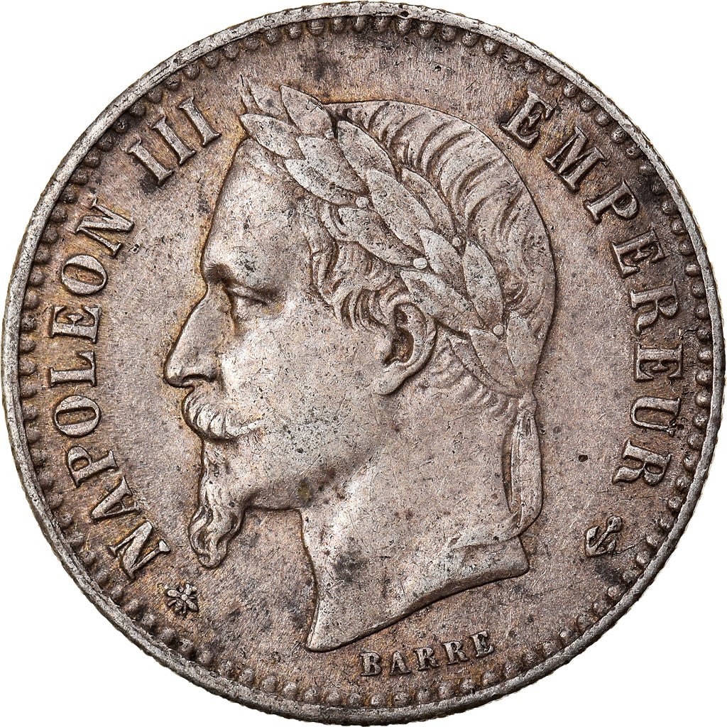 Moneta, Francja, Napoleon III, Napoléon III, 50 Centimes, 1864, Paris