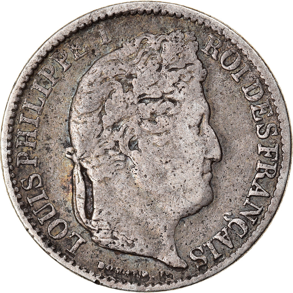 Coin, France, Louis-Philippe, 1/2 Franc, 1845, Lille, VF(20-25), Silver