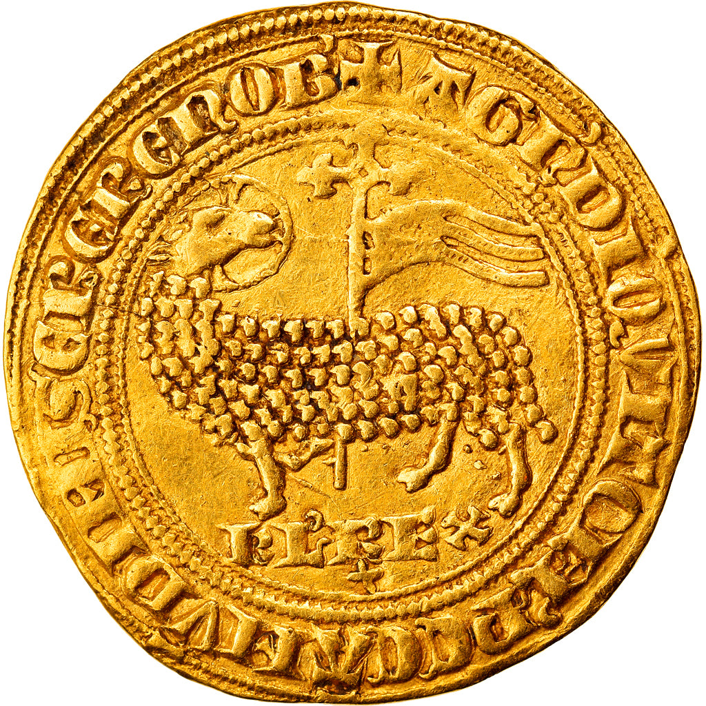 Monnaie, France, Charles IV, Agnel d'or, SUP, Or, Duplessy:239