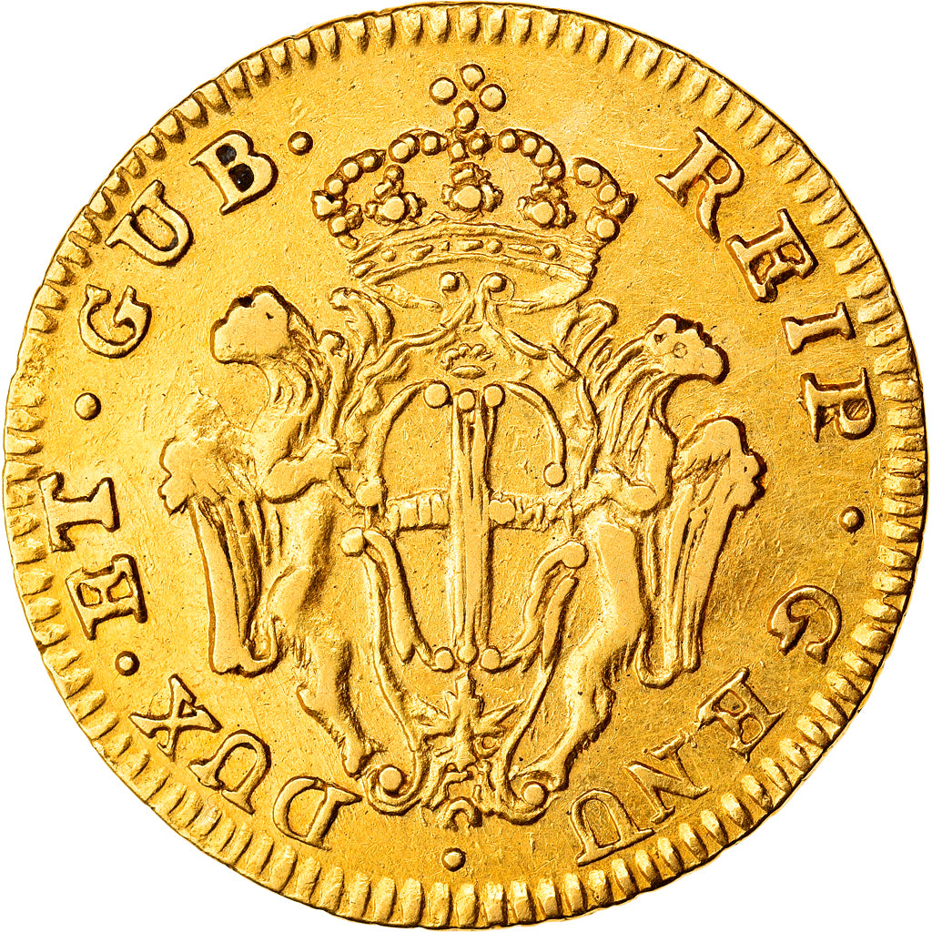Moneta, DEPARTAMENTY WŁOSKIE, GENOA, Doge Biennali, 48 Lire, 1793, Genoa