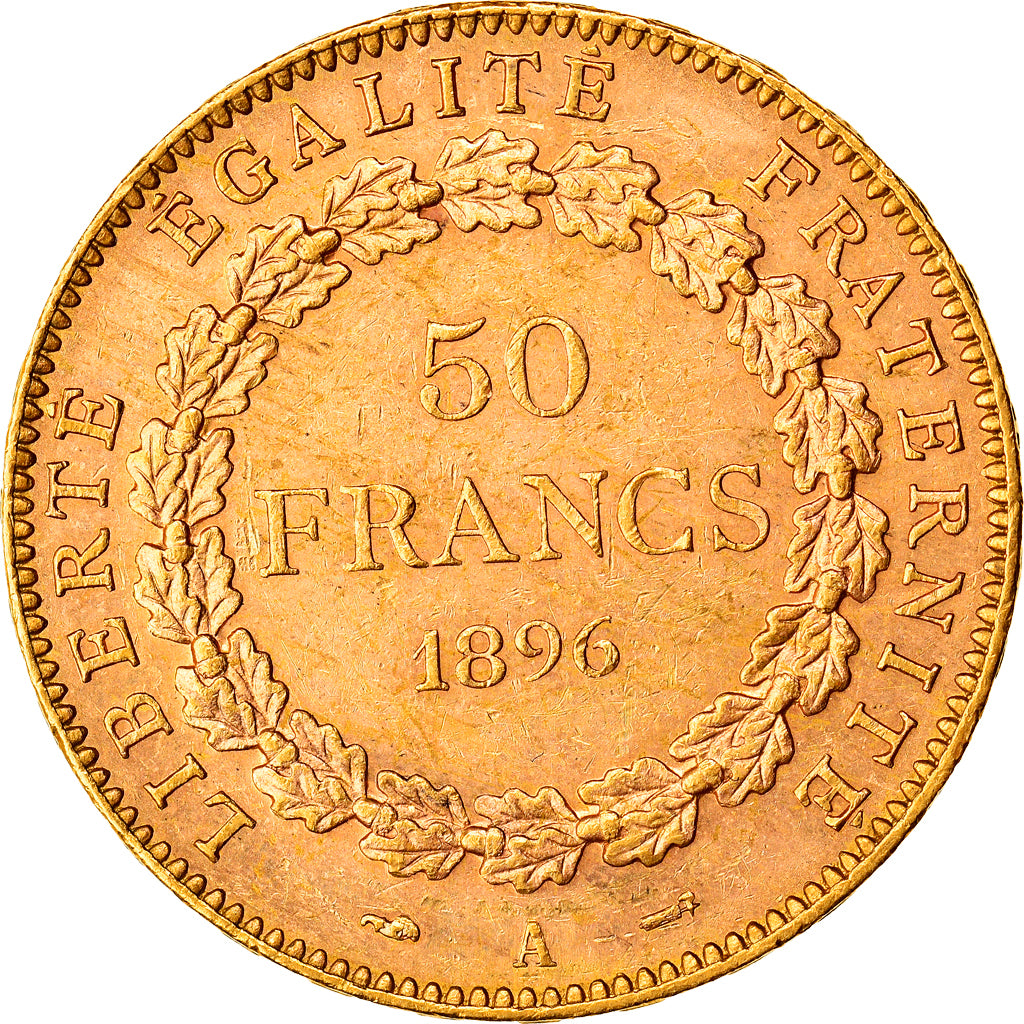 Monnaie, France, Génie, 50 Francs, 1896, Paris, SUP, Or, Gadoury:1113, KM:831