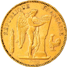 Coin, France, Génie, 50 Francs, 1896, Paris, AU(50-53), Gold, KM:831