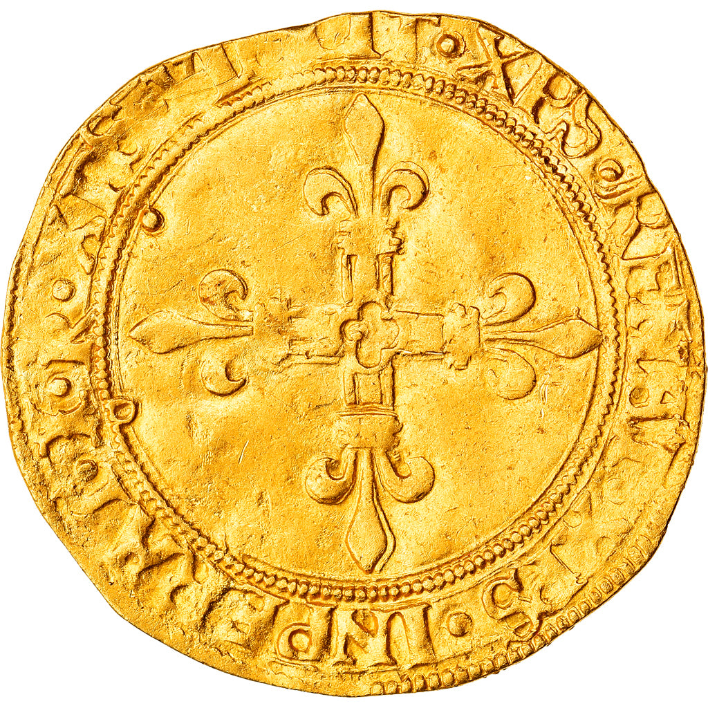 Coin, France, François Ier, Ecu d'or du Dauphiné, Ecu d'or, 1519, Romans