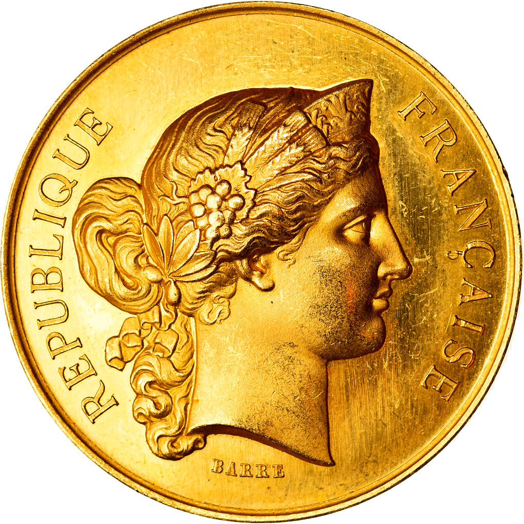 France, Medal, Ministère de l'agriculture et du Commerce, 1877, Barre