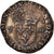 Moeda, França, Charles X, 1/8 Ecu, 1590, Paris, EF(40-45), Prata, Sombart:4672