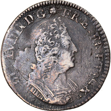Coin, France, Louis XIV, 1/12 Ecu aux palmes, 1694, Lille, VF(30-35), Silver