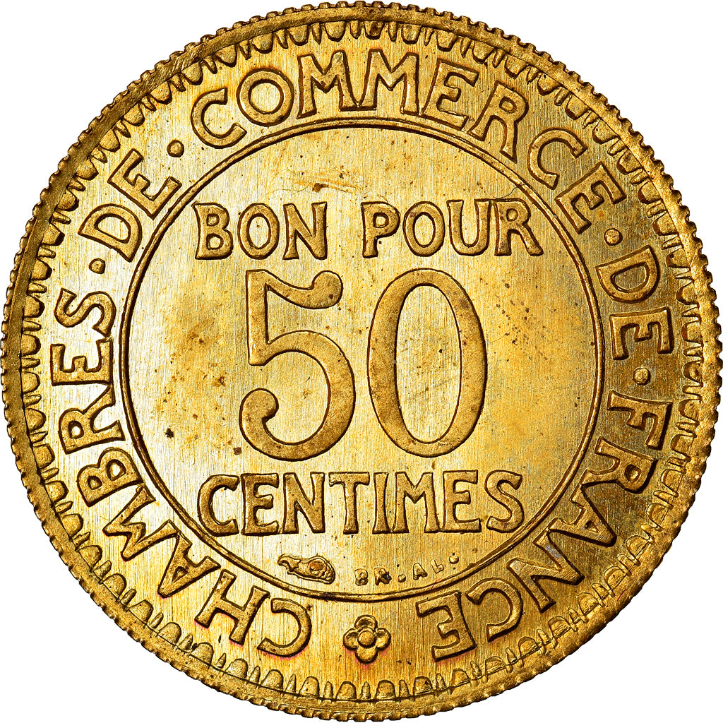 Coin, France, Chambre de commerce, 50 Centimes, 1920, Paris, ESSAI, MS(63)
