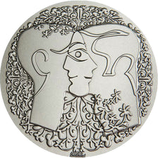 France, Medal, The Fifth Republic, Arts & Culture, MS(65-70), Silvered bronze