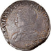 Moeda, França, Charles IX, Teston, 1566, Bayonne, VF(30-35), Prata