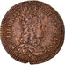Moneda, Francia, Louis XIV, Liard aux quatre lis, Liard, 1657, MBC, Cobre