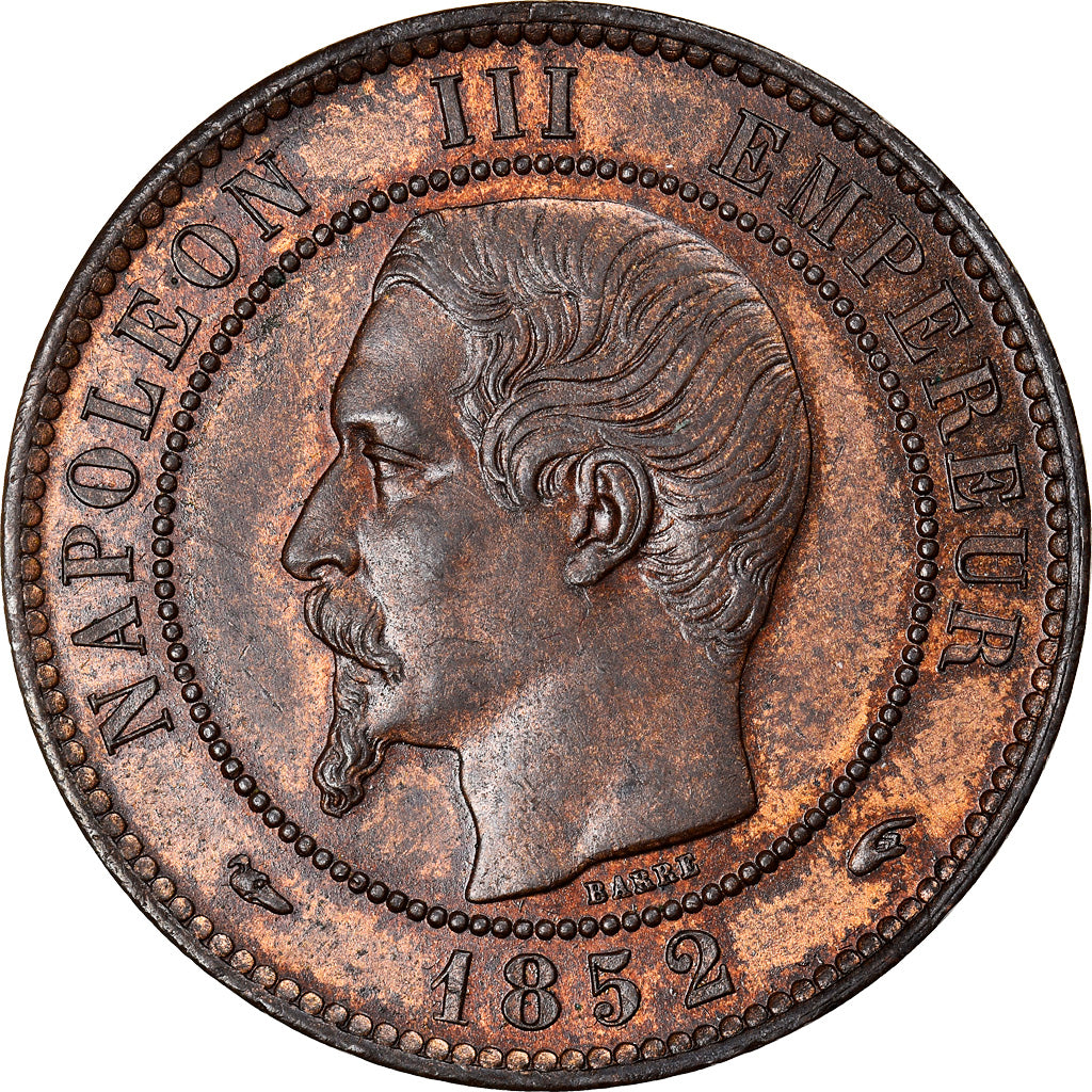 Coin, France, Napoleon III, Napoléon III, 10 Centimes, 1852, Paris, MS(60-62)