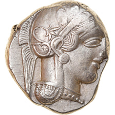 Moneta, Attyka, Athens, Tetradrachm, 490-407 BC, Athens, AU(50-53), Srebro