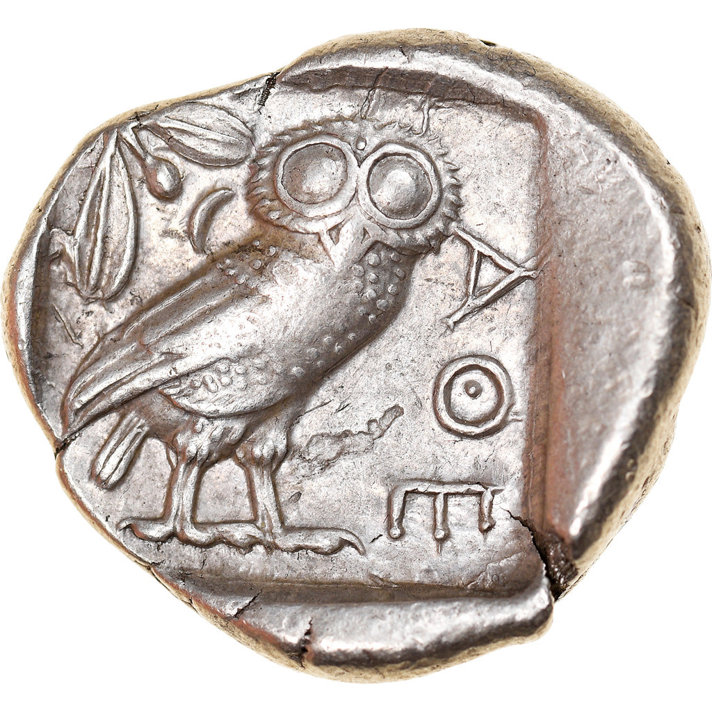 Monnaie, Attique, Athènes, Tétradrachme, 490-407 BC, Athènes, TTB+, Argent