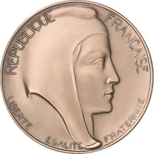 Francia, Medal, The Fifth Republic, Politics, Society, War, FDC, Bronzo
