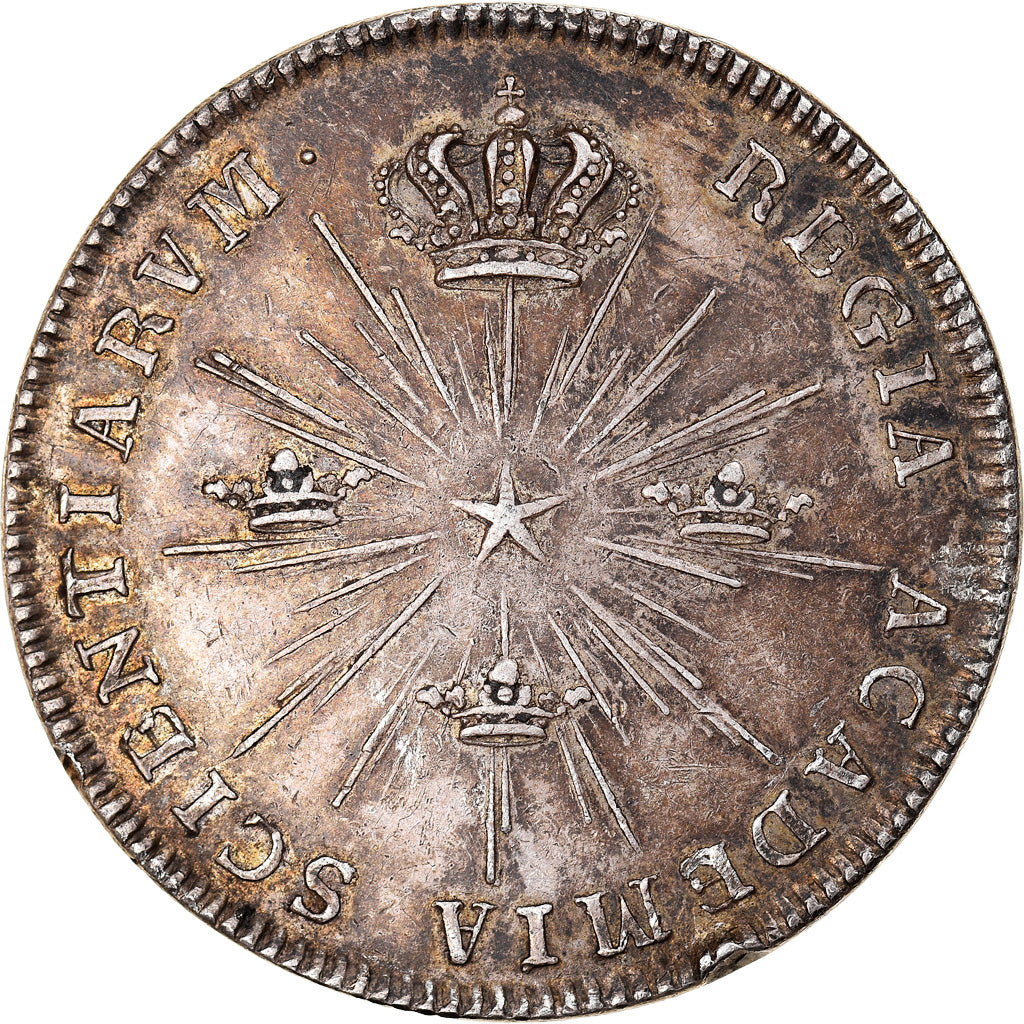 Suécia, Medal, Royal Academy of Sciences, Pehr Elvius, 1749, AU(50-53), Prata