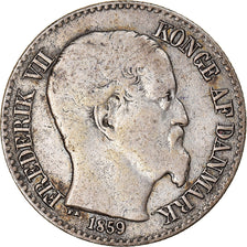Moneta, Indie occidentali danesi, Frederik VII, 10 Cents, 1859, Copenhagen, MB