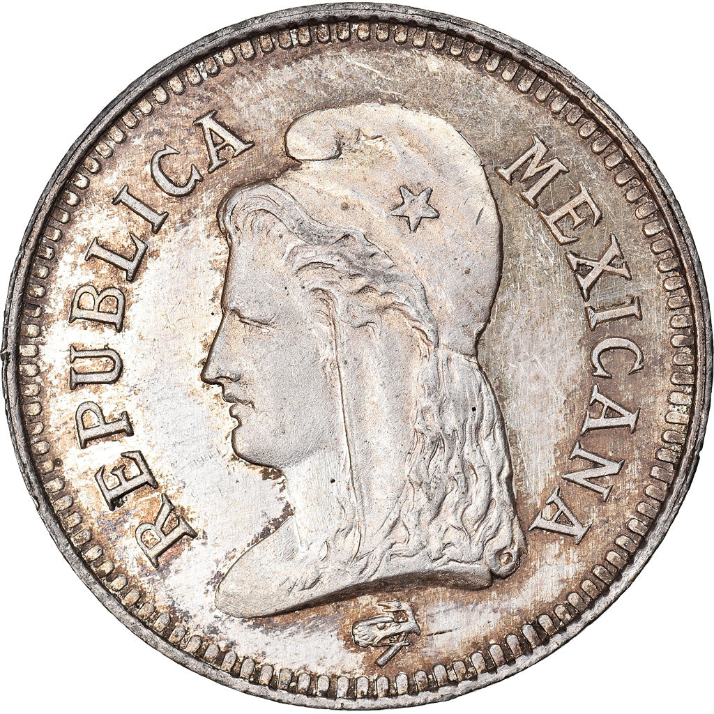 Coin, Mexico, 80th anniversary Independance, 2 Centavos, 1890, Pattern