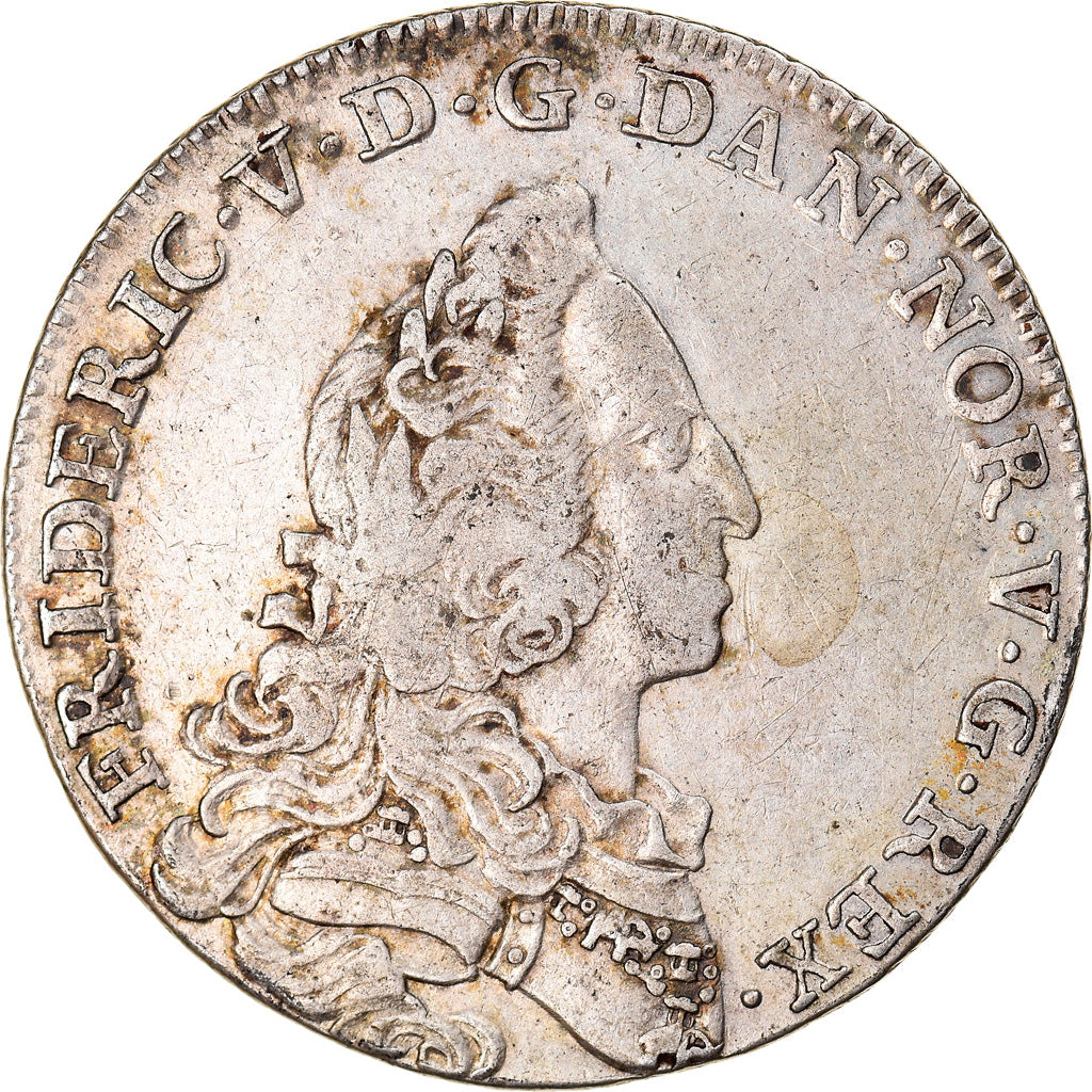 Coin, Denmark, Frederik V, 24 Skilling, 1751, Copenhagen, AU(50-53), Silver
