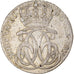 Moneta, Norvegia, Christian VI, 24 Skilling, 1744, MB+, Argento, KM:232.3