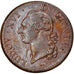 Coin, France, Louis XVI, Sol ou sou, Sol, 1791, Paris, AU(50-53), Copper