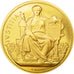 France, Medal, The Fifth Republic, Politics, Society, War, Borrel, FDC, Gilt