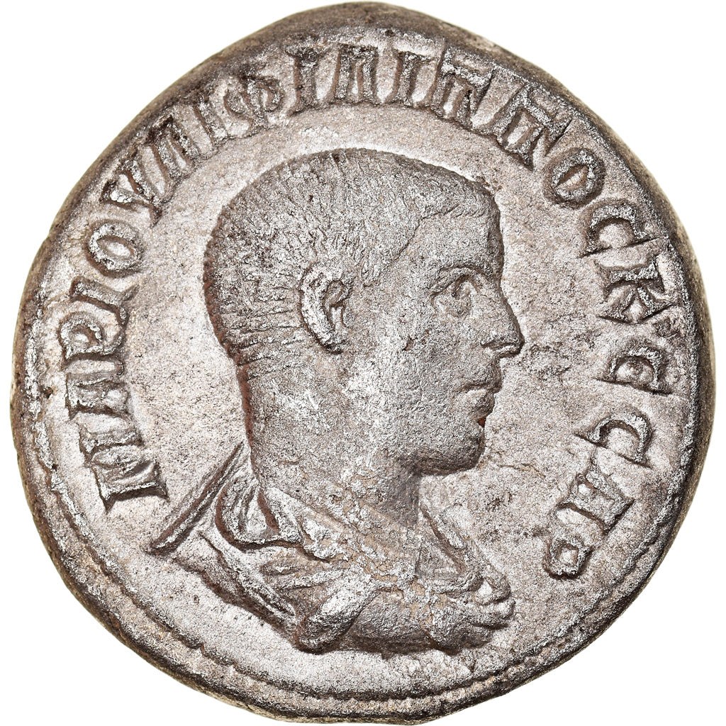 Munten, Seleucis and Pieria, Filip II, Tetradrachm, 244, Antioch, ZF+, Billon