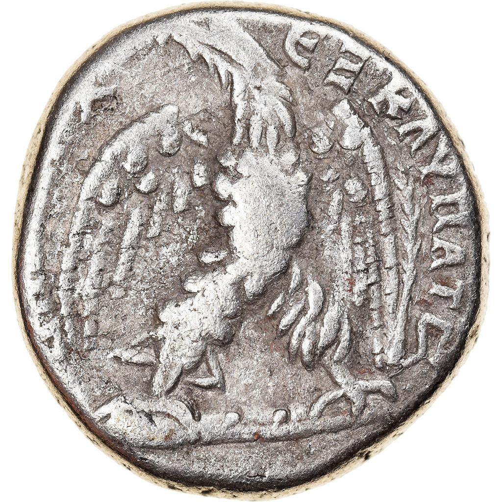 Coin, Phoenicia, Trajan, Tetradrachm, RY 16 (112), Tyre, VF(30-35), Silver