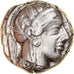 Moneta, Attyka, Athens, Tetradrachm, 490-407 BC, Athens, AU(50-53), Srebro