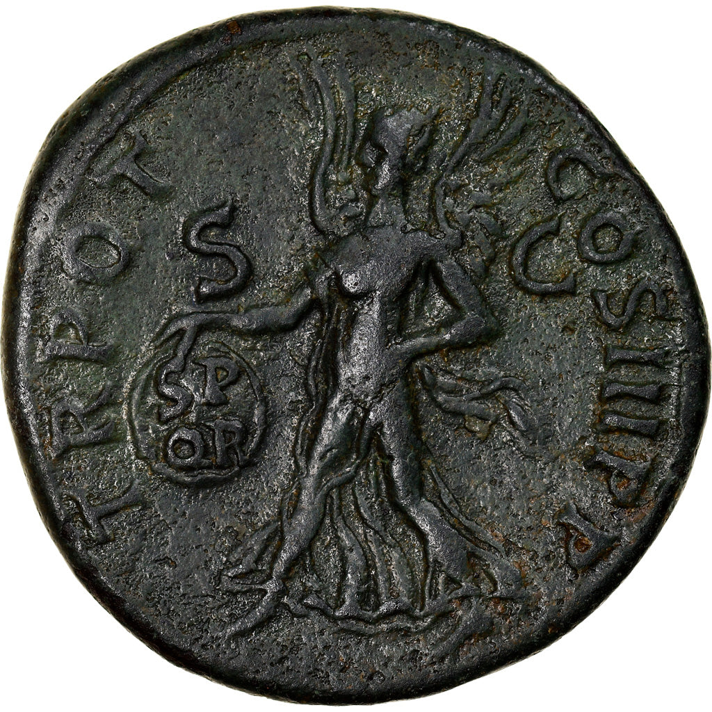 Coin, Trajan, As, 99-100, Rome, AU(50-53), Copper, RIC:434