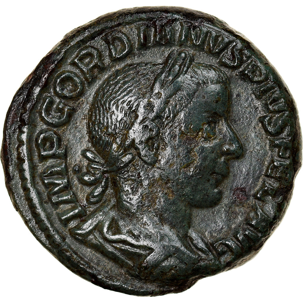 Moneta, Gordian III, As, 240, Rome, BB, Bronzo, RIC:305