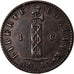 Coin, Haiti, Centime, 1846, AU(50-53), Copper, KM:25.1