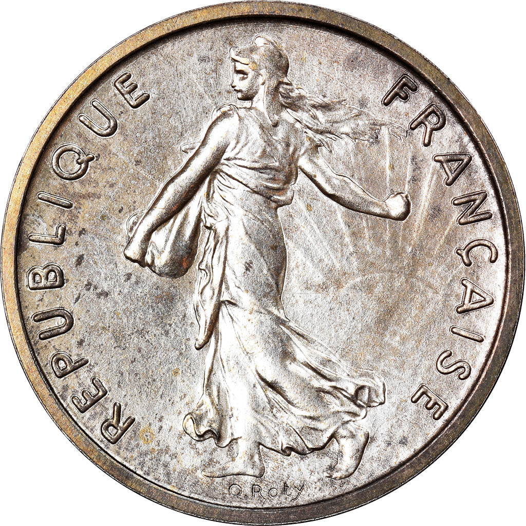 Moneta, Francia, Semeuse, 1/2 Franc, 1965, Paris, Piéfort, SPL, Argento