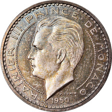 Coin, Monaco, Rainier III, 50 Francs, 1950, Paris, ESSAI, MS(63), Silver, KM:E31