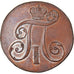 Moneta, Russia, Paul I, 2 Kopeks, 1800, Ekaterinbourg, MS(60-62), Miedź