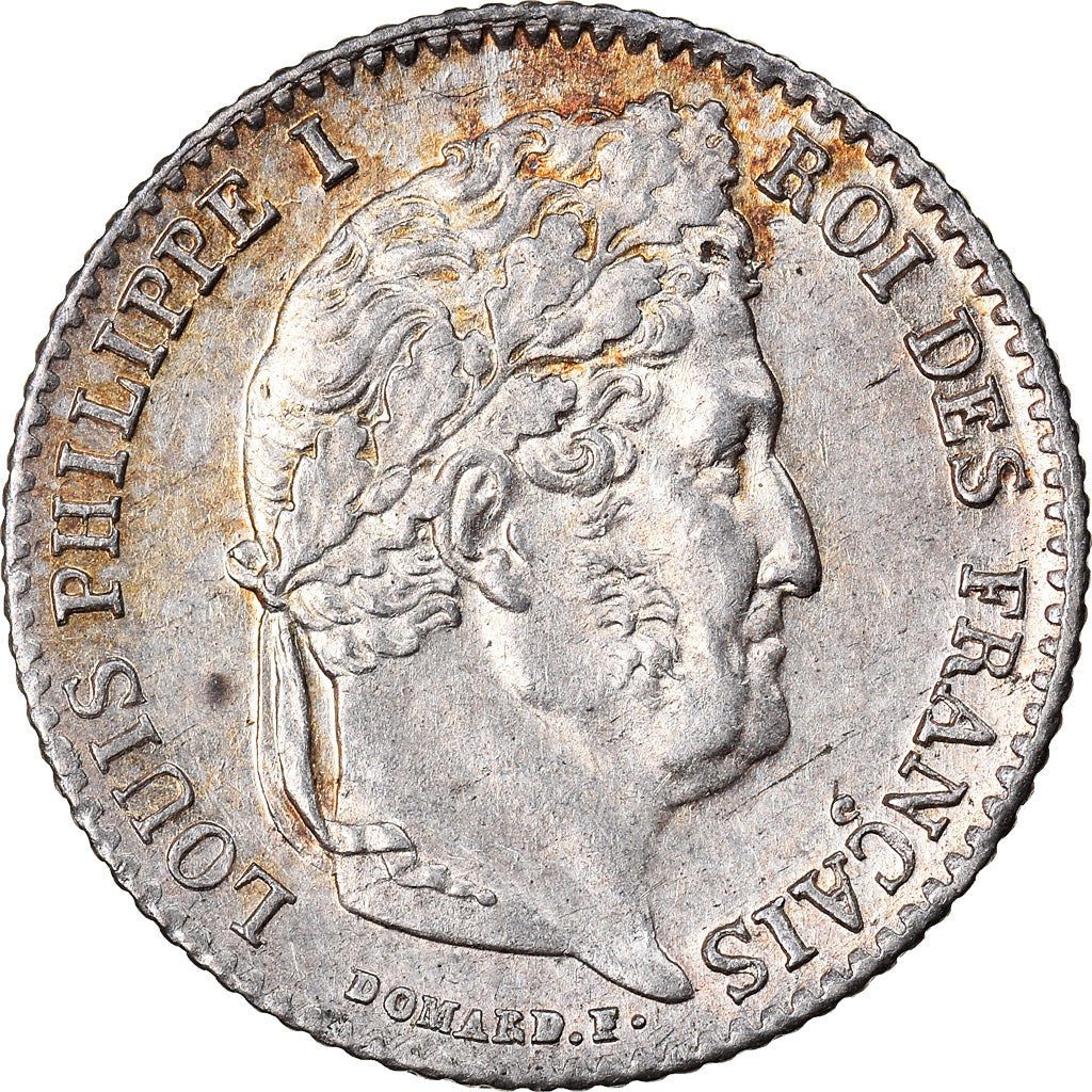 Moneda, Francia, Louis-Philippe, 1/4 Franc, 1835, Lille, EBC, Plata, KM:740.13