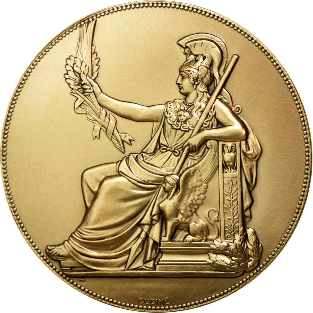 FRANCE, History, The Fifth Republic, Medal, MS(65-70), Oudiné, Bronze, 72, 1...