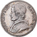 Moneta, STATI ITALIANI, PAPAL STATES, Pius IX, 20 Baiocchi, 1853, Rome, BB